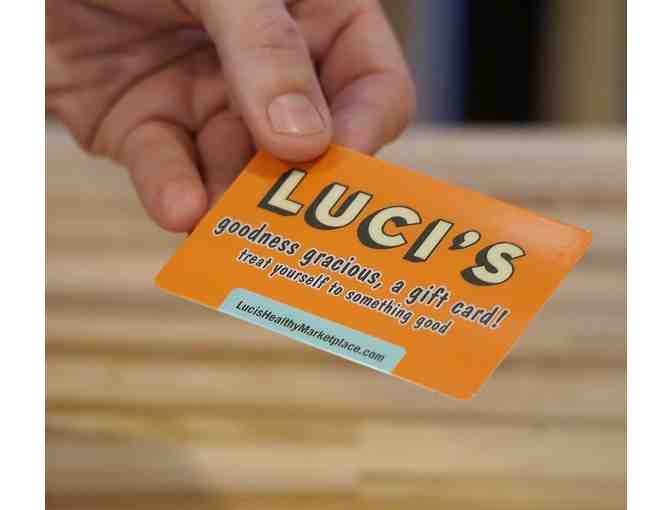 Luci's Healthy Marketplace $25 gift card + Signature Cold Cup
