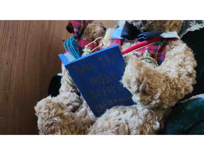 Vintage 2000 Dan Dee Grandpa N Baby Bear Reading Twas The Night Before Christmas