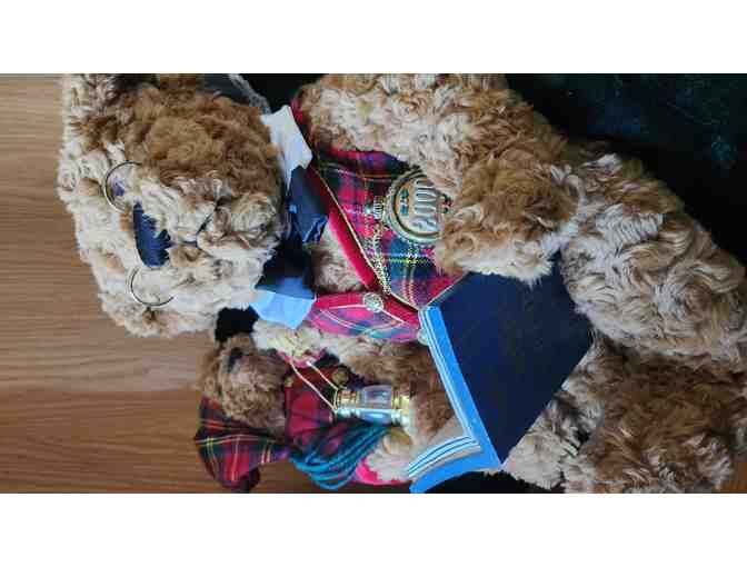 Vintage 2000 Dan Dee Grandpa N Baby Bear Reading Twas The Night Before Christmas