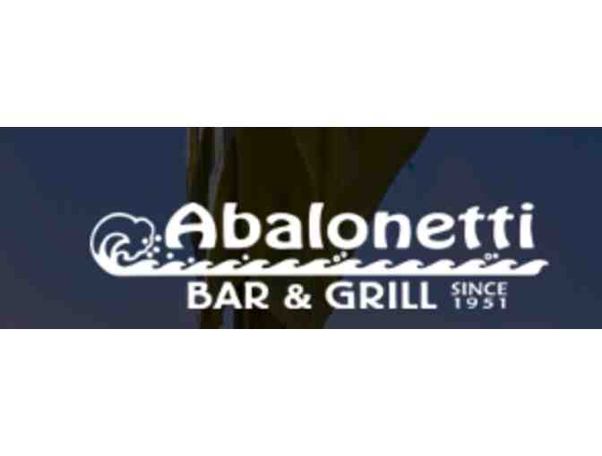 Abalonetti Bar and Grill - $100 Gift Certificate - Photo 1