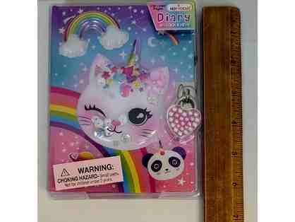 Unicorn Cat - 100 page diary - New in package