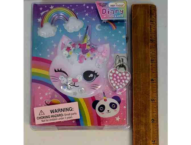 Unicorn Cat - 100 page diary - New in package - Photo 1