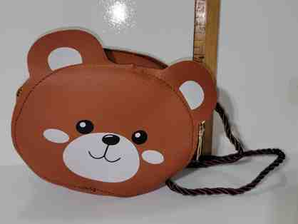 Brown Bear Strap Crossbody Bag