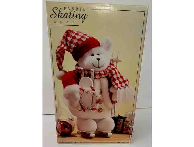 Fabric Skating Bear - New in Package - Photo 2