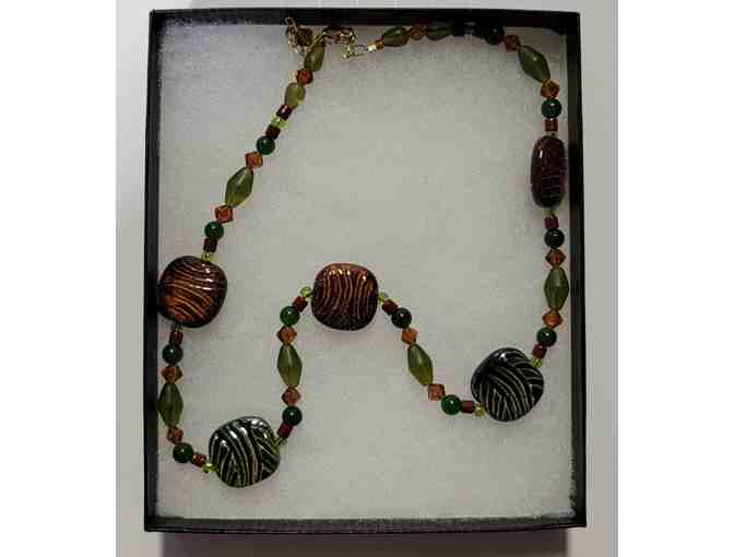 Handcrafted Necklace - African Kazuri Beads - Photo 1