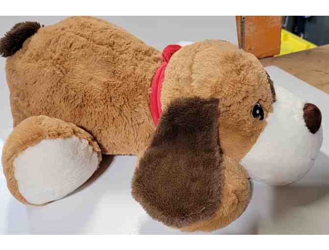 Dark Brown Stuffed Dog 28" - Photo 2