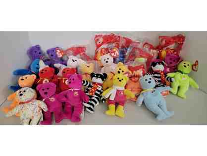 Set of 25 - 2004 Ty Beanie Babies Happy Meal Toys To Celebrate Their 25th Anniversary