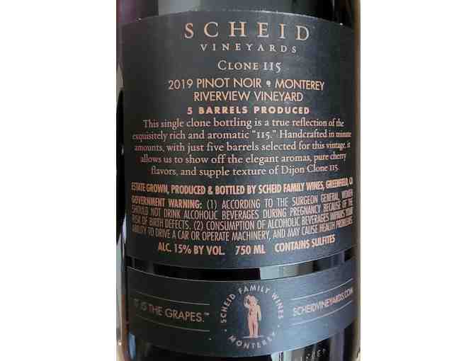 Scheid Vineyards - Three Bottles from the Clone Series in Wooden Storage Box - Photo 4