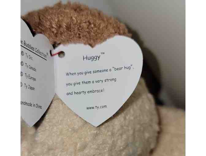 #0 Ty Beanie Buddy and Two Babies - Huggy The Bear