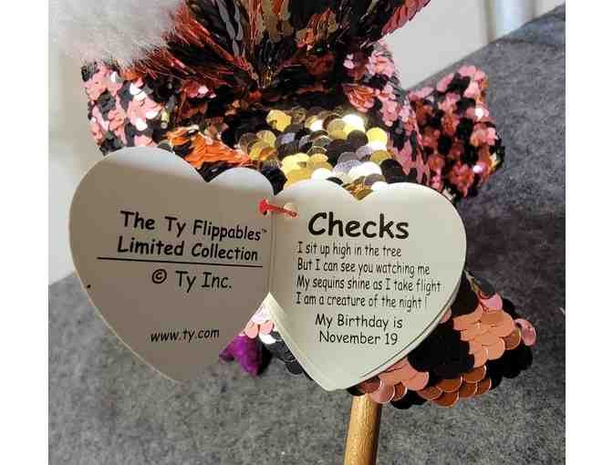 #21 - Checks - The Ty Flippables Limited Collection - Owl