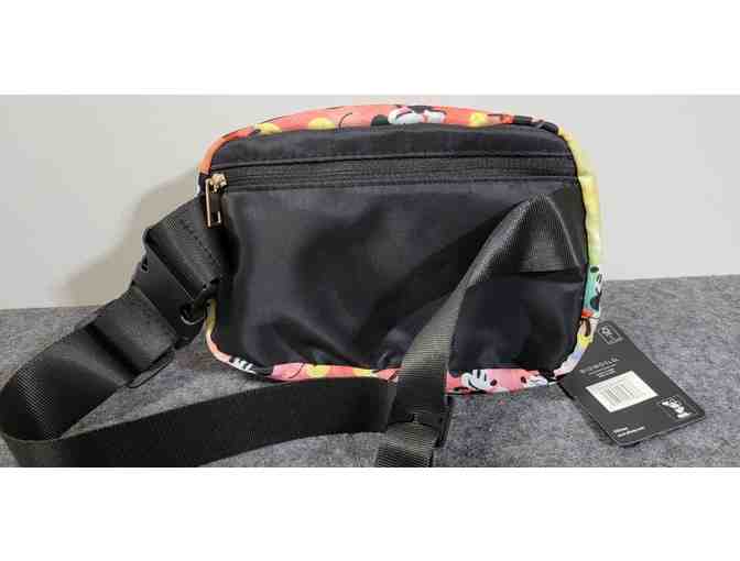 #9 - Disney Fanny Pack Belt Bag - Mickey Mouse - Bioworld Colorful Pastel/Tie-Dye