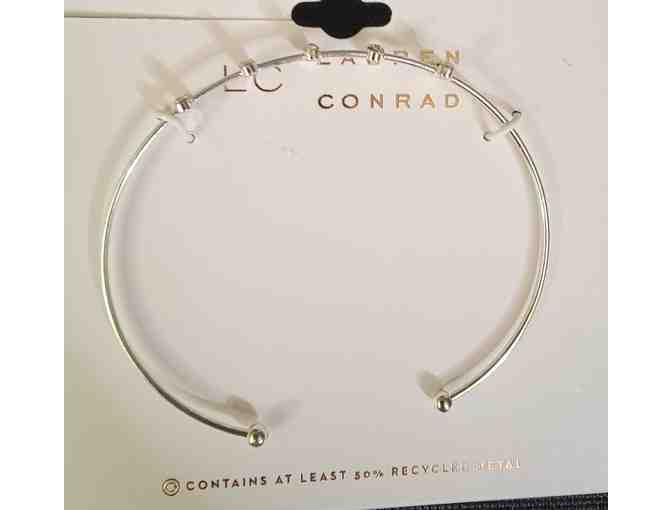 Lauren Conrad Cuff Bracelet with five clear stones New