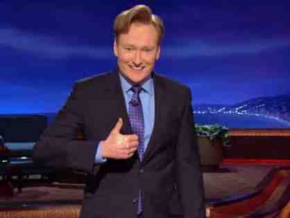 2 Tickets to CONAN O'BRIEN SHOW in Los Angeles