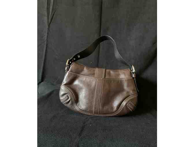 Brown Coach Gently Used Handbag