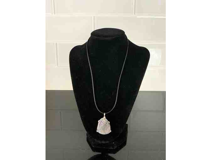 Natural Crystal Wire Wrap Pendant