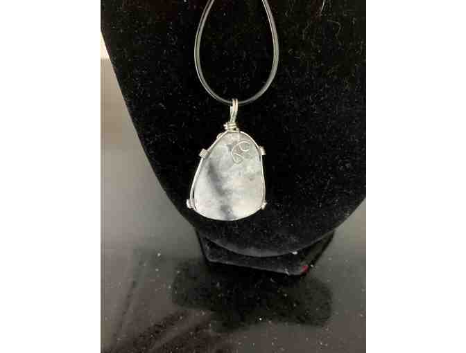 Natural Crystal Wire Wrap Pendant