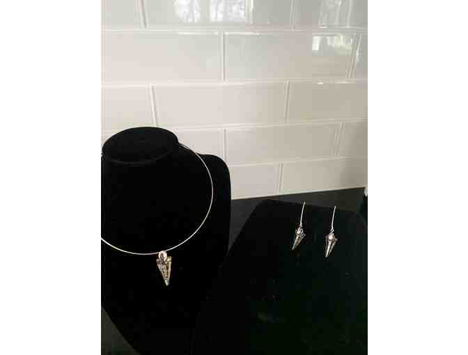 Custom Swarovski Necklace and Earring Set