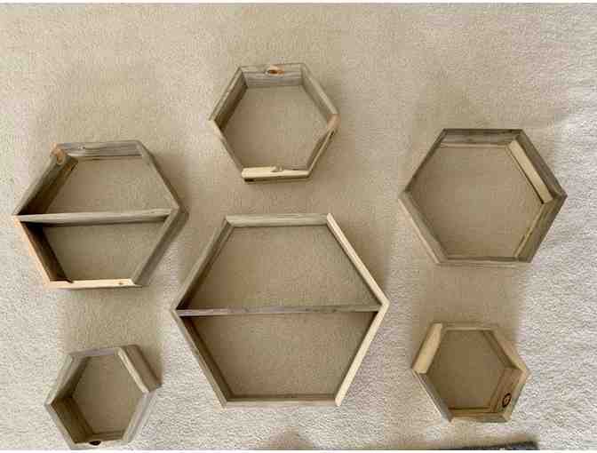 Honeycomb Wall Shelves