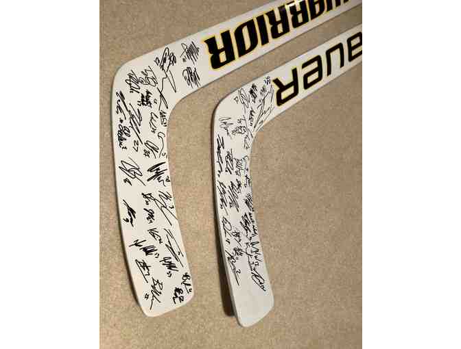 2 Colorado College Signed Hockey Sticks