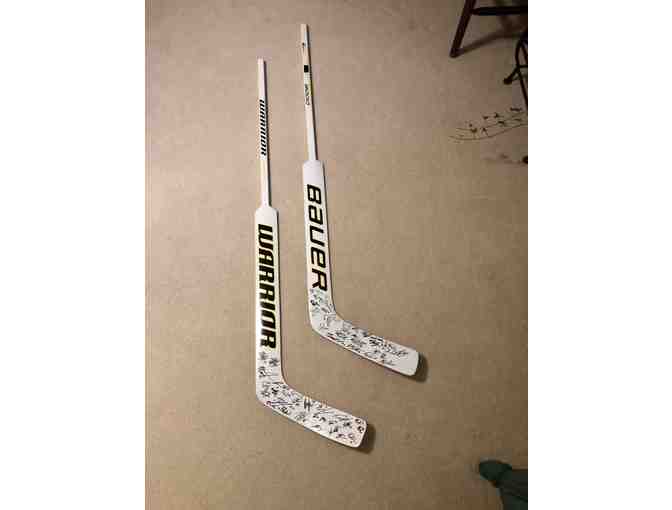 2 Colorado College Signed Hockey Sticks