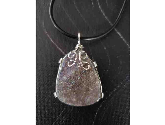 Natural Crystal Wire Wrap Pendant