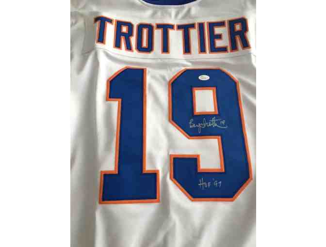 Bryan Trottier Signed N.Y. Islanders Jersey