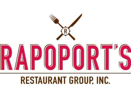 Rapoport's Restaurant Group, $50.00 Gift Card