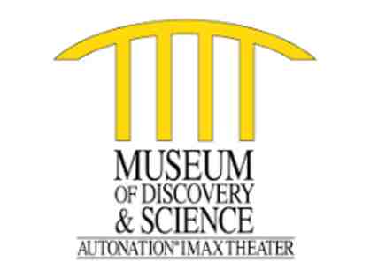 Museum of Discovery and Science, 4 Admission, 4 IMAX, 4 Popcorn, $20 MODS Money