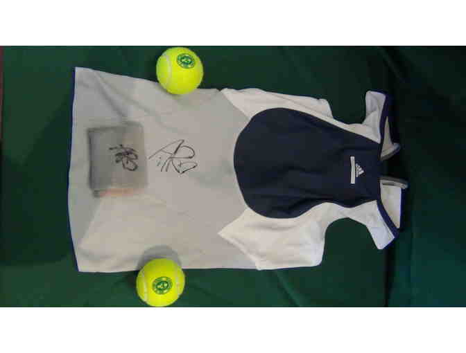 Andrea Petkovic Autographed US Open Dress and matching wristband - Photo 2