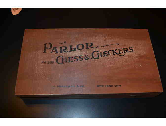Parlor Old Fashion Chess and Checkers Game