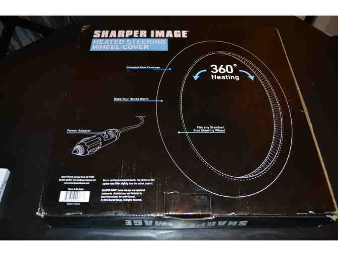 Sharper Image Heated Steering Wheel Cover