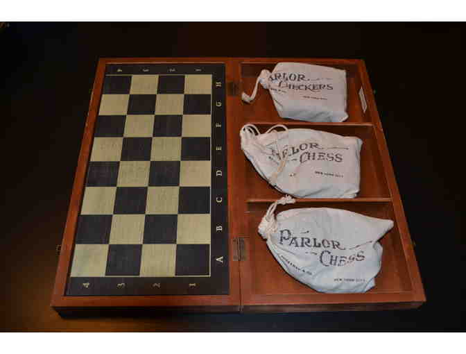 Parlor Old Fashion Chess and Checkers Game