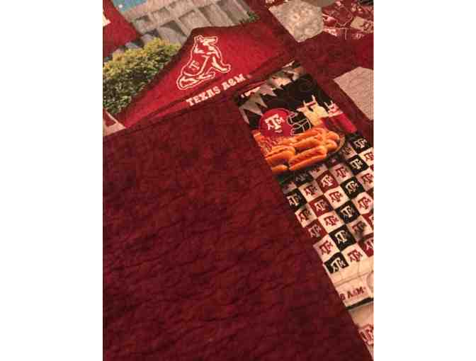 Handmade Texas A&M Lap Quilt