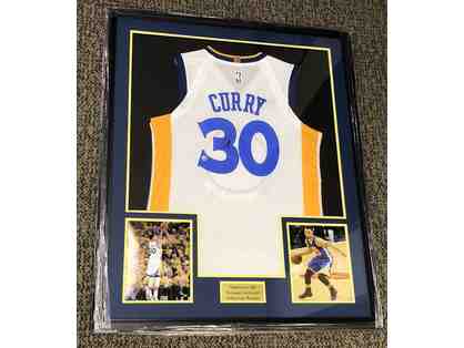Stephen Curry Autographed Warriors Jersey BtoB MVP