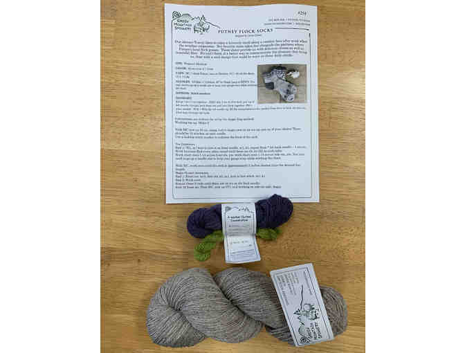 Putney Flock Socks - Pattern, Yarn and Knitting Instructions