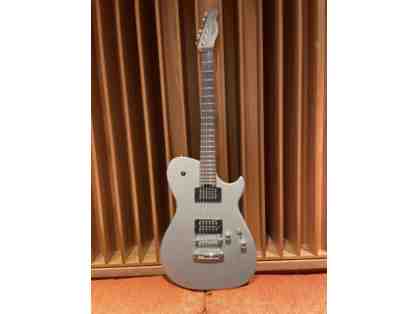 Silver Manson Guitar Custom Designed by Muse's Matt Bellamy