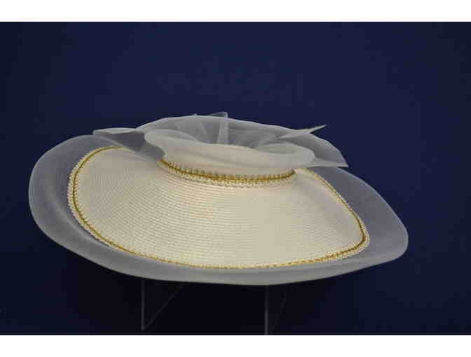 White Hat worn by Ruta Lee in the 1980 Walt Disney Production - The Ghosts of Buxley Hall