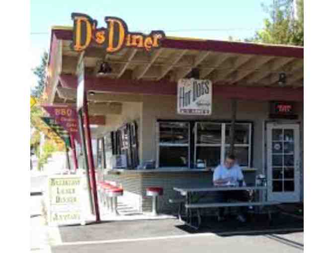 $20 Gift Certificate to D's Diner