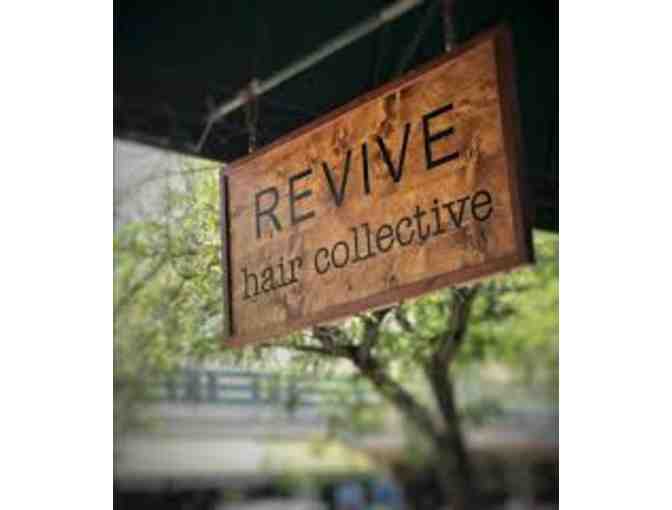 Gift certificate for a hair wash, cut and style at Revive Hair Collective