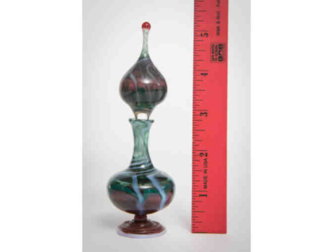 Hand-blown Perfume Bottle by local artist Christopher Doner