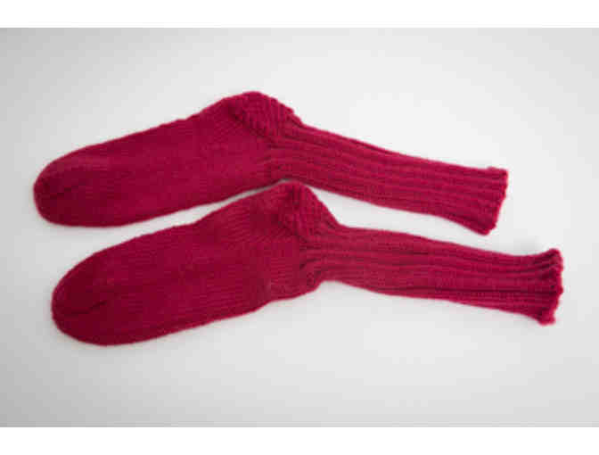 Cozy hand knit socks - Photo 1