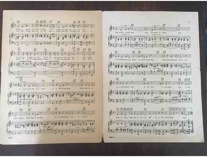 Own framed sheet music autographed by Rudy Vallee and Edward B. Marks!