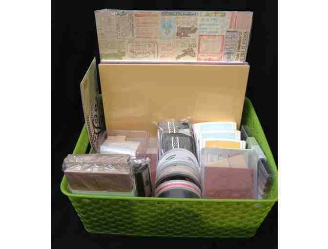 Stampin' Up Basket - Everything you need for Scrapbooking!