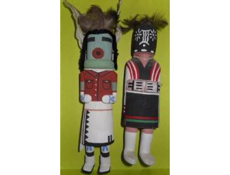 Two Hopi Kachina carvings