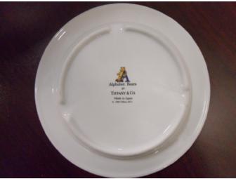 Tiffany Bears ABC kids plate