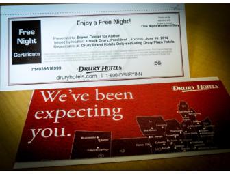 Two roundtrip Southwest tickets and a night in any Drury hotel