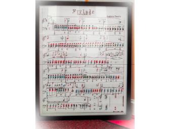 Framed Print of Chopin's Prelude by Ben Liske