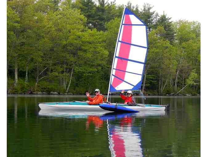 1/2 Day Kayak Sailing lesson for two in Vermont