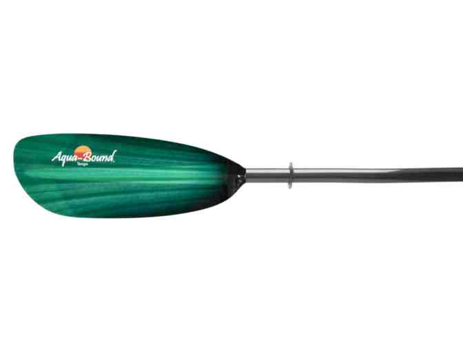 Aqua-Bound Tango Fiberglass Kayak Paddle in Green Tide - Photo 2