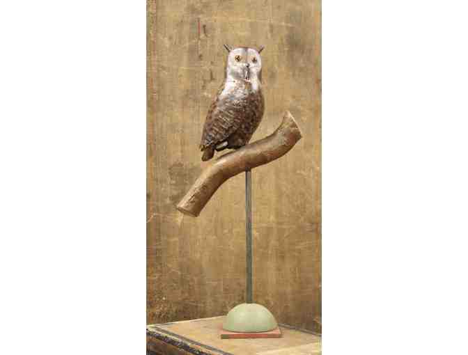 Hand Carved Great Horned Owl